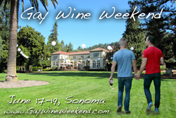 Legendary Sonoma Icon hosts Twilight T-Dance at Out In The Vineyard’s Gay Wine Weekend In Sonoma to benefit Face to Face, Sonoma County AIDS Network.