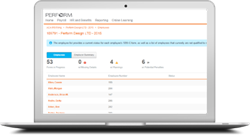 A snapshot of the Affordable Care Act compliance functionality, part of Paycor's 1st Quarter product update