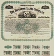 Scripophily.com Is Offering an Original Disston Land Company Bond Certificate Hand Signed by Hamilton Disston Dated in 1894
