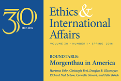 "Ethics & International Affairs" Spring Issue 2016 (Issue 30.1)