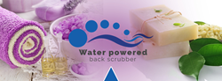 The Water Powered Back Scrubber significantly improves how we clean our backs on a daily basis