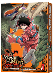 Catch MONSTER HUNTER: FLASH HUNTER Vol. 1, Capcom's smash hit video game series, in a whole new way!