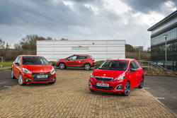 Peugeot 208, 2008 and 108 models