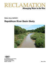 Republican River Basin Study Report Cover