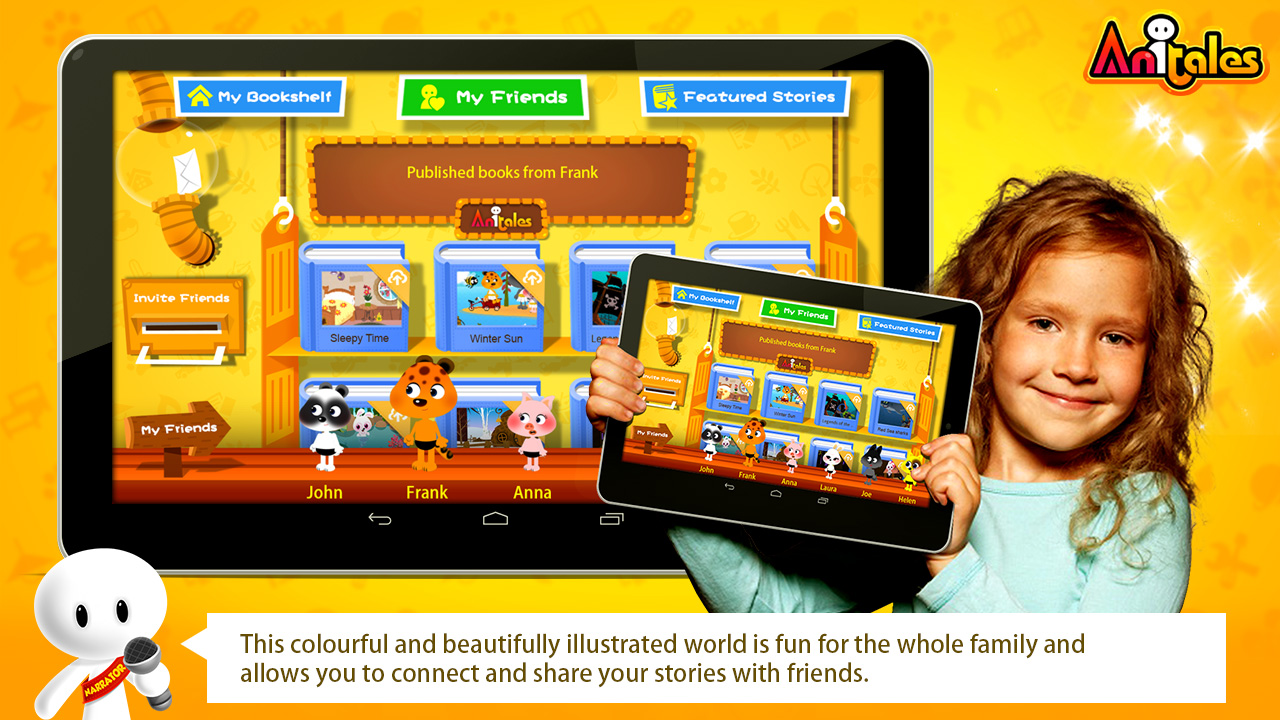 Educational story-telling App gets kids animated