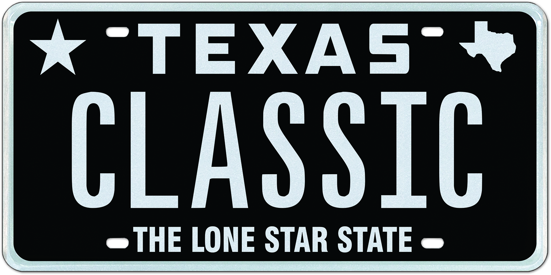 Texas Is Back In Black With A New Retro Looking License Plate