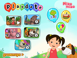 Playdate with Miaomiao app homescreen