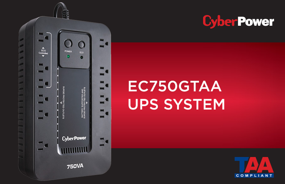 CyberPower Introduces TAA Compliant Energy Efficient UPS System with