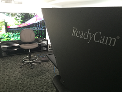 Remotely controlled broadcast TV video studio