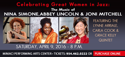 Lynne Arriale, Carla Cook and Grace Kelly Quintet