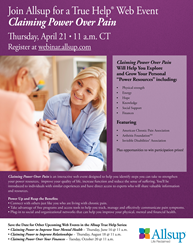 Register for True Help Claiming Power Over Pain