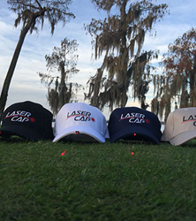 Franklin County Visitors Bureau spotlights new golf invention--the Laser Golf Cap.