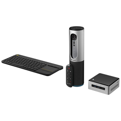 Logitech ConferenceCam Kit with Connect Camera and Intel NUC