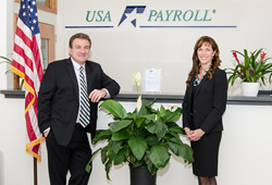 Frank and Mary VanWyk-Fiannaca celebrate 20 years as owners of USA Payroll.