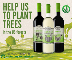 Candoni Wines Arbor Day campaign