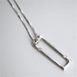 Specchio (Looking Glass) Necklace from K D'Angelo Designs, as gifted at GBK's 2016 MTV Movie Awards Celebrity Gift Lounge.