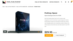 ProDrop Space - Apple FCPX - Pixel Film Plugins