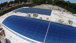 Andretti's solar photovoltaic array installed by Renewvia Energy