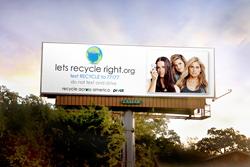 Lamar Advertising Recycle Across America Digital Billboard PSA campaign
