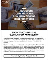 Ovation Corporate Travel Risk Management Best Practices