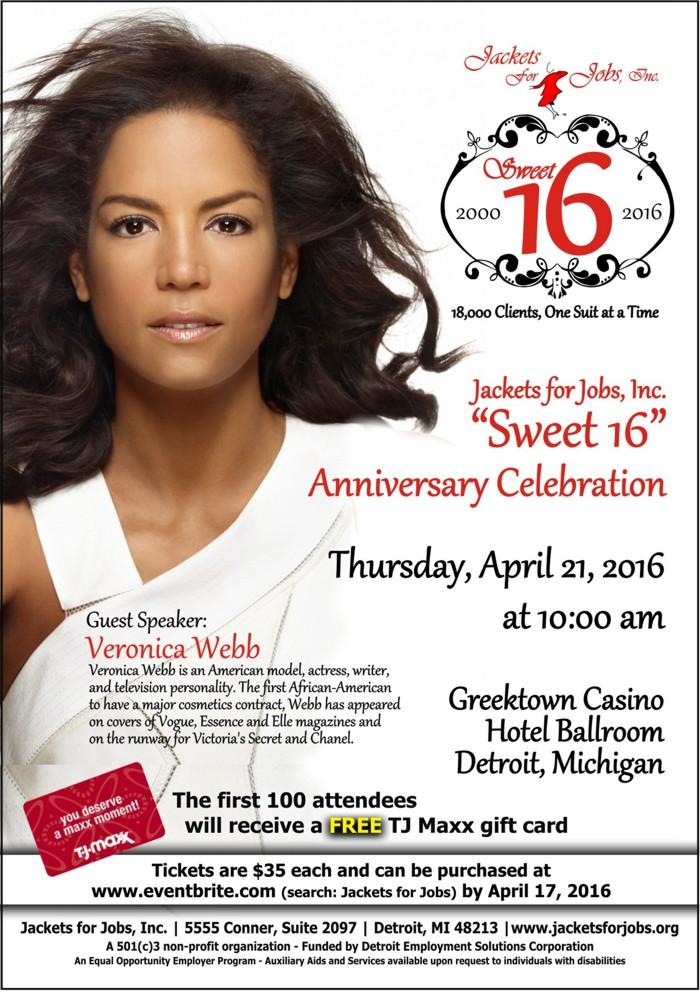 Jackets for Jobs Inc. Celebrates 16 Years of Service with Veronica b