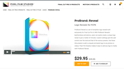 FCPX Plugins - ProBrand Reveal - Pixel Film Effects