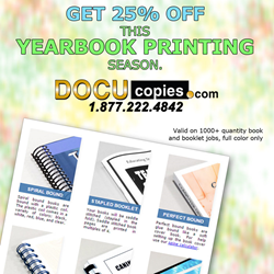 DocuCopies offers a massive discount of 25% for color book and booklet jobs over 1000 quantity