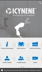 Icynene Tech Support App - Screenshot