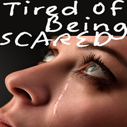 Sarantos song artwork Tired Of Being Scared solo music artist Voice of Chicago new pop rock free release The Trevor Project