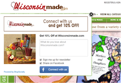 WisconsinMade.com_Social connect app by ShopSocially