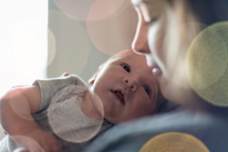 Mother and Surogacy Baby