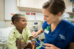 400 professionals from 45 nations volunteer their time and skills on board the Africa Mercy