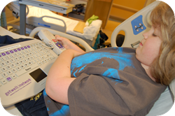 Patient at PSE&G Children's Specialized Hospital uses GetWellNetwork an interactive patient care platform