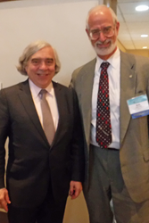 Energy Secretary Ernest Moniz, at left, and SPIE President Robert Lieberman were among participants in National Lab Day in Delaware.