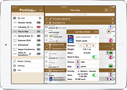 Packing Pro 12.0 on iPad