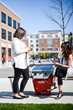 Soofa Bench in Action at College Town Rochester