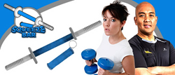 Cut your work out time in half with the Squeeze Bar!