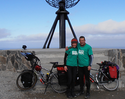 Sharon and Tim Bridgman at the start of their journey in 2012