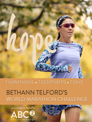 BethAnn Telford, Brain Cancer Survivor and Ironman Athlete Will Compete in the 2017 World Marathon Challenge to Benefit ABC2 (Accelerate Brain Cancer Cure).