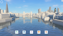 Screenshot from VUCITY - first ever 3D Model of London