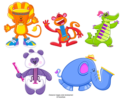 GAKKIMALS inspires early childhood learning with a fun cast of endearing characters!