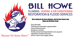 bill howe plumbing, san diego, hiring