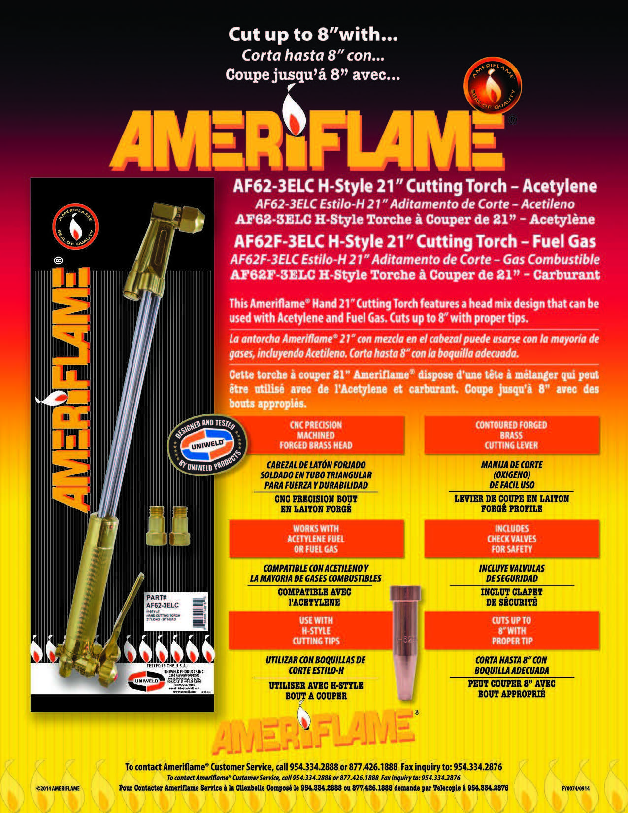 Ameiflame Introduces New V Style And H Style Hand Cutting Torches