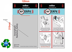 RF Safe Phone Radiation Case Package Recycled Plastic Design Front and Rear
