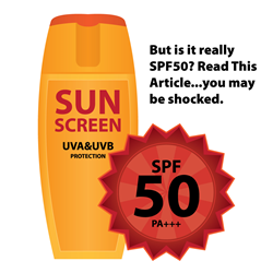 Is Your Sunscreen Really SPF 50? Read This...Be SHOCKED!