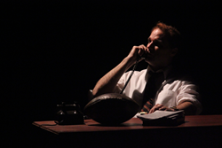 Russ Widdall in the November 2013 revival of "RFK"at New City Stage Company in Philadelphia.