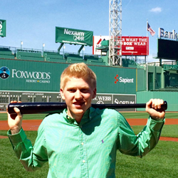 Logan Bement at Fenway Park.