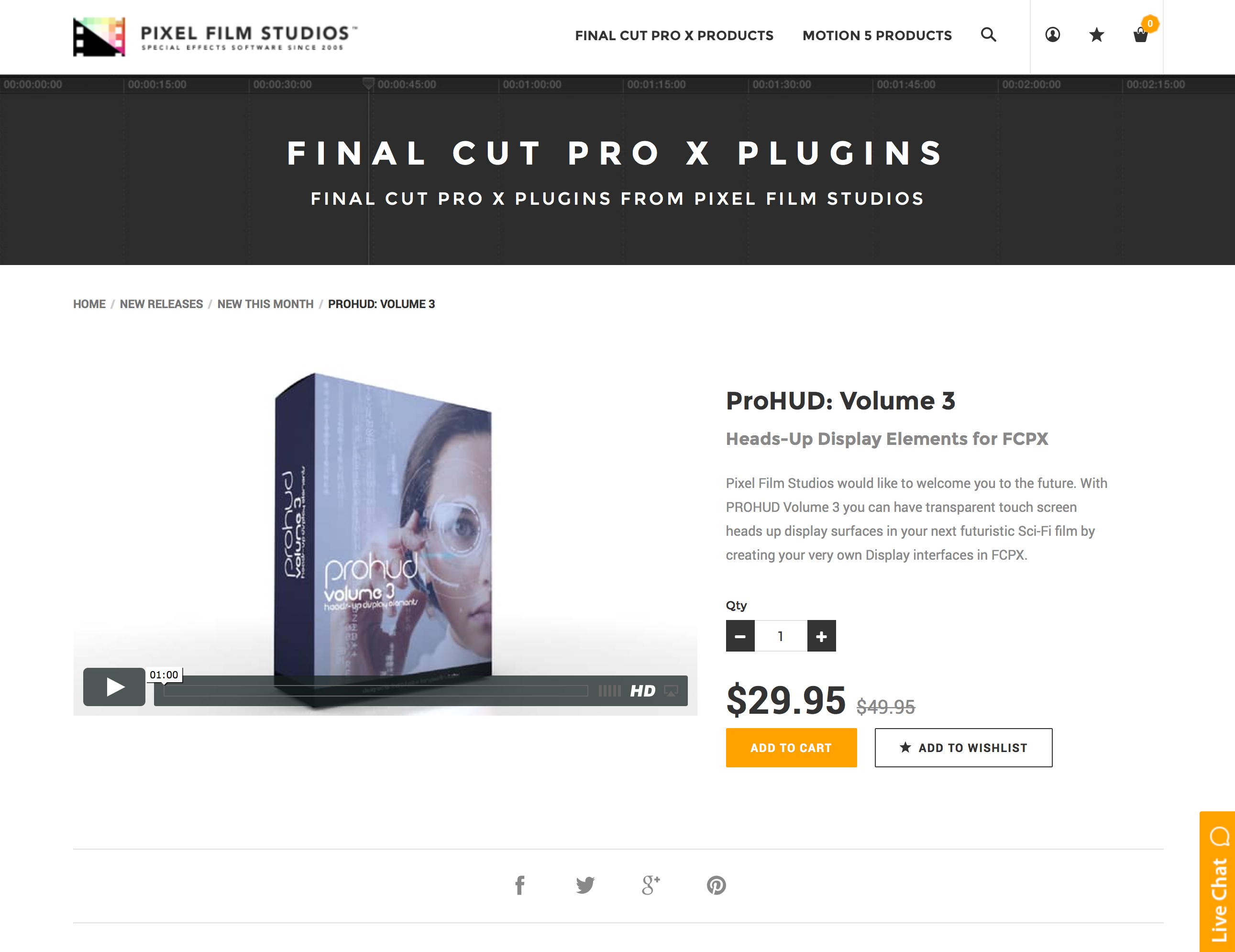 Pixel Film Studios вЂ“ ProHud Volume 1 вЂ“ Heads-Up Display Elements for Final Cut Pro X