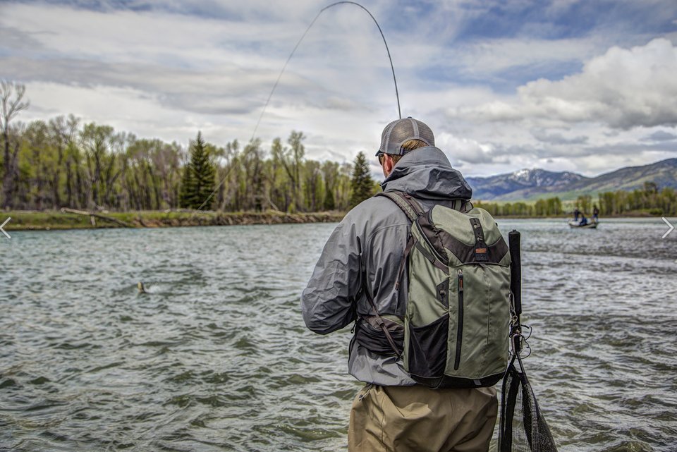 backpack fly fishing