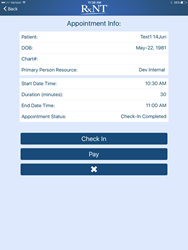 RxNT Check-in Application